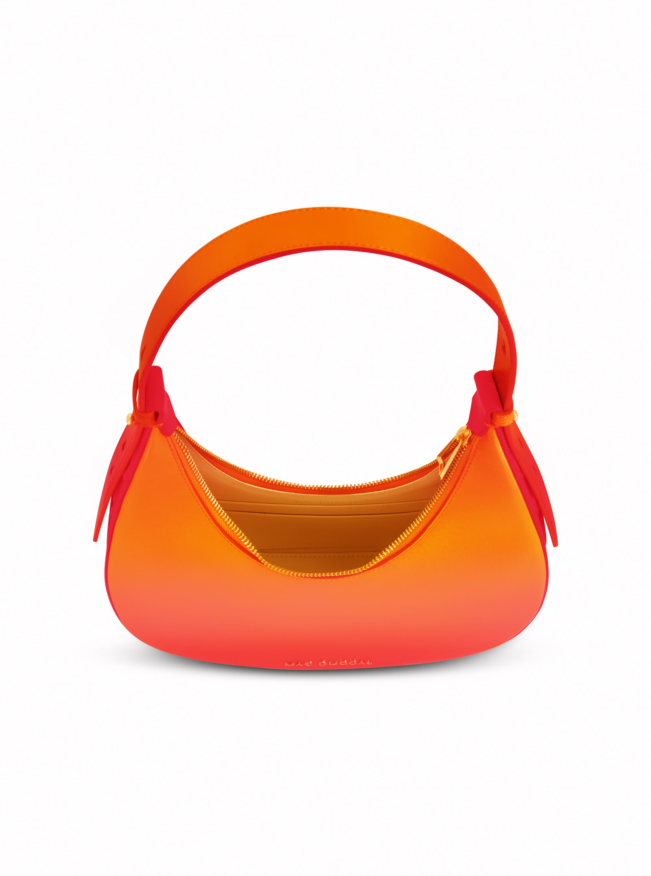 Mac Duggal Ombre Leather Hobo Shoulder Bag, Alternate, color, 