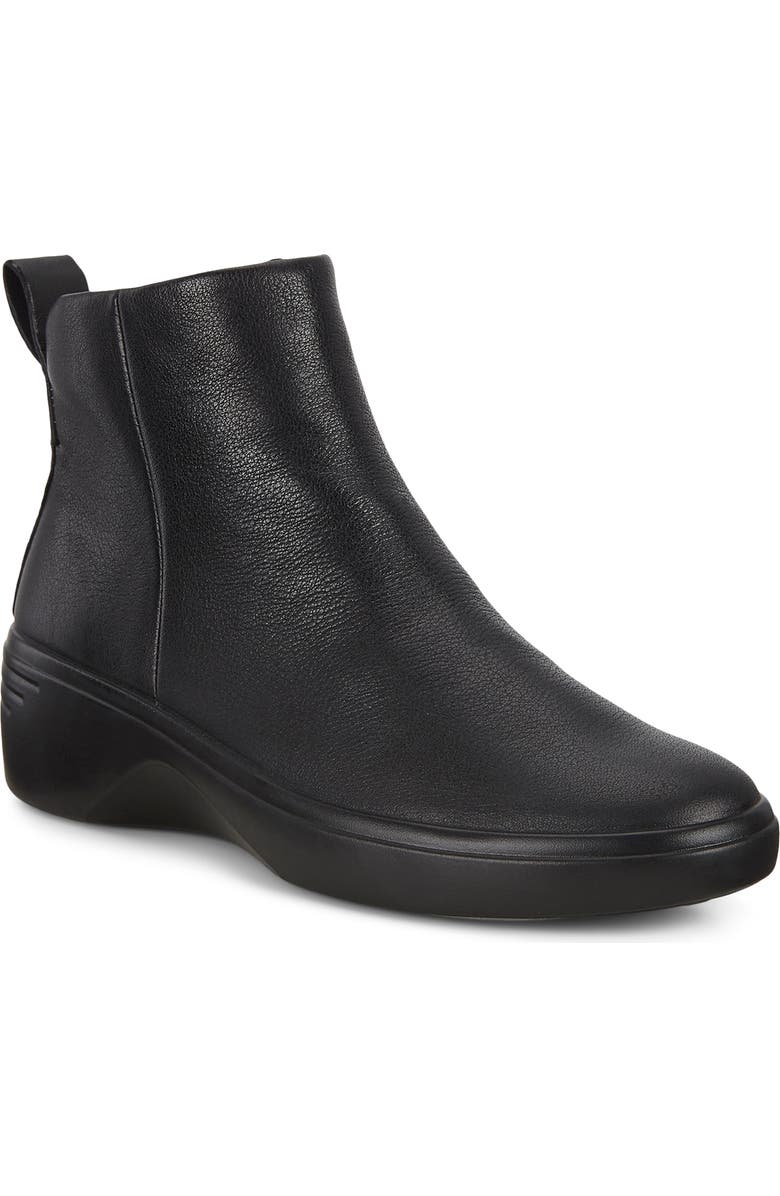 ECCO Soft 7 Wedge Bootie, Main, color,