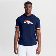 FANATICS Men's Fanatics Navy Denver Broncos Optimal Play Short Sleeve Hooded T-Shirt