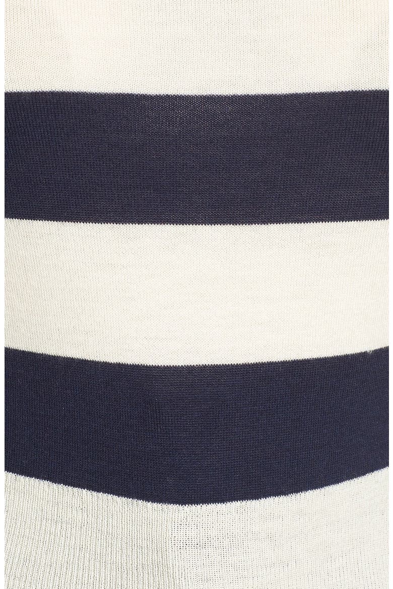 Olivia Palermo + Chelsea28 Stripe Wool & Cashmere Pullover, Alternate, color, IVORY- NAVY MARGO STRIPE