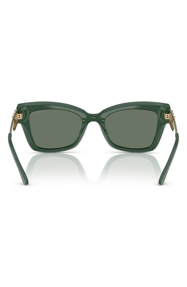 Michael Kors 52mm Square Sunglasses, Alternate, color, Green