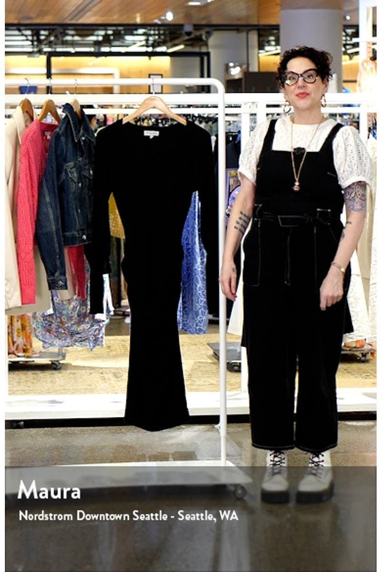 Nova Long Sleeve Rib Dress video