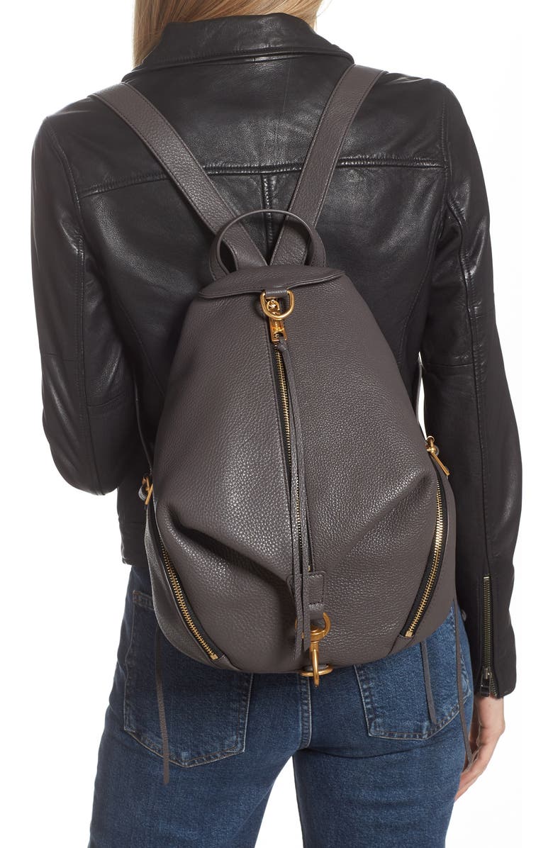 Rebecca Minkoff Julian Leather Backpack, Alternate, color,