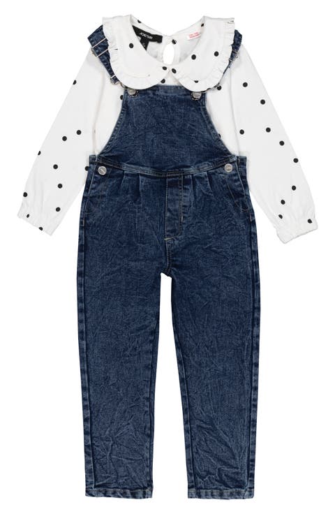 Long Sleeve Top & Overalls Set (Baby)