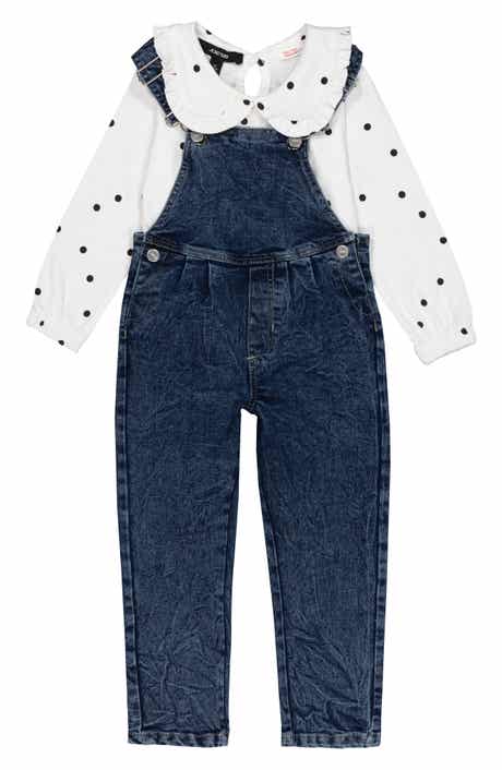 Joe's Jeans Long Sleeve Top & Overalls Set