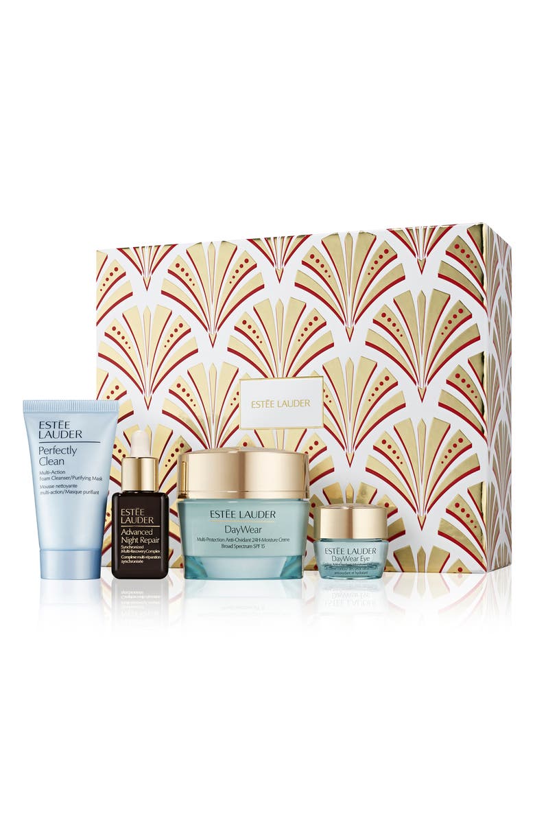 Estée Lauder DayWear Moisturizer Holiday Skin Care Gift Set $126 Value, Main, color, 
