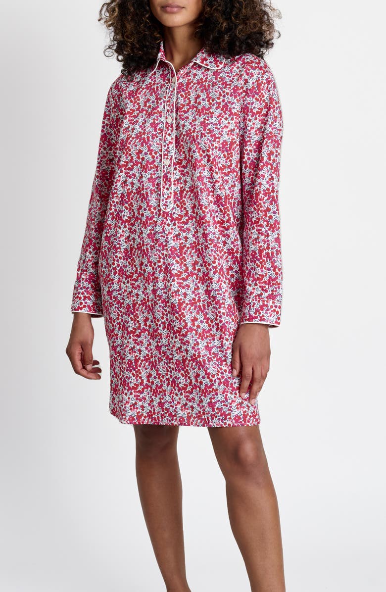 Sleepy Jones Elsa Night Shirt, Main, color, Liberty Wiltshire Berries