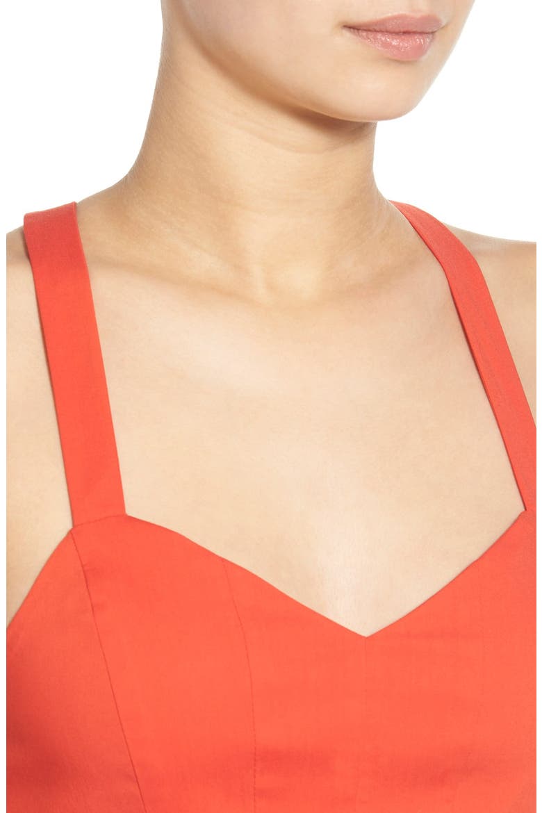 Peplum Tank, Alternate, color, FLAME