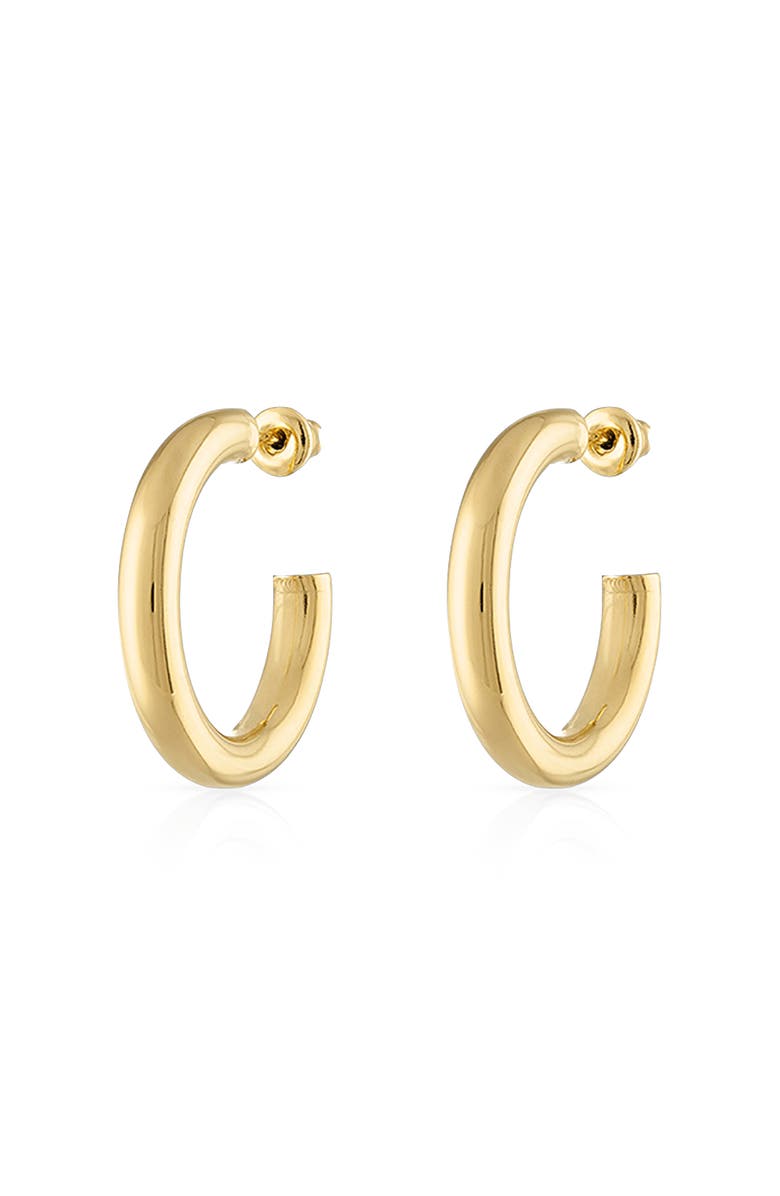 BEN ONI Small Open Hoop Earrings, Main, color, 