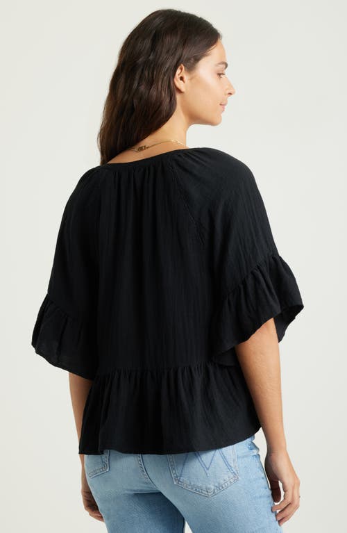 TREASURE & BOND TREASURE & BOND RUFFLE PEPLUM TOP