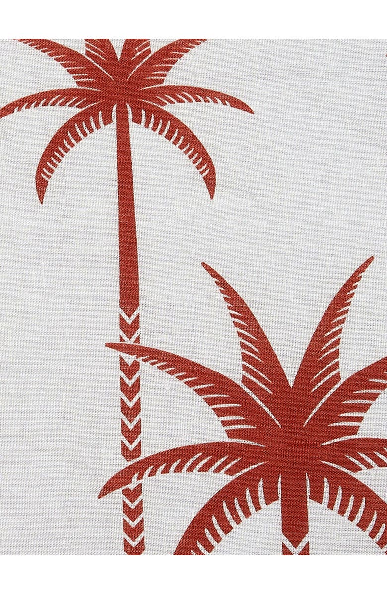 La DoubleJ Placemat Set Of 2, Alternate, color, Date Palms Placemat Mattone