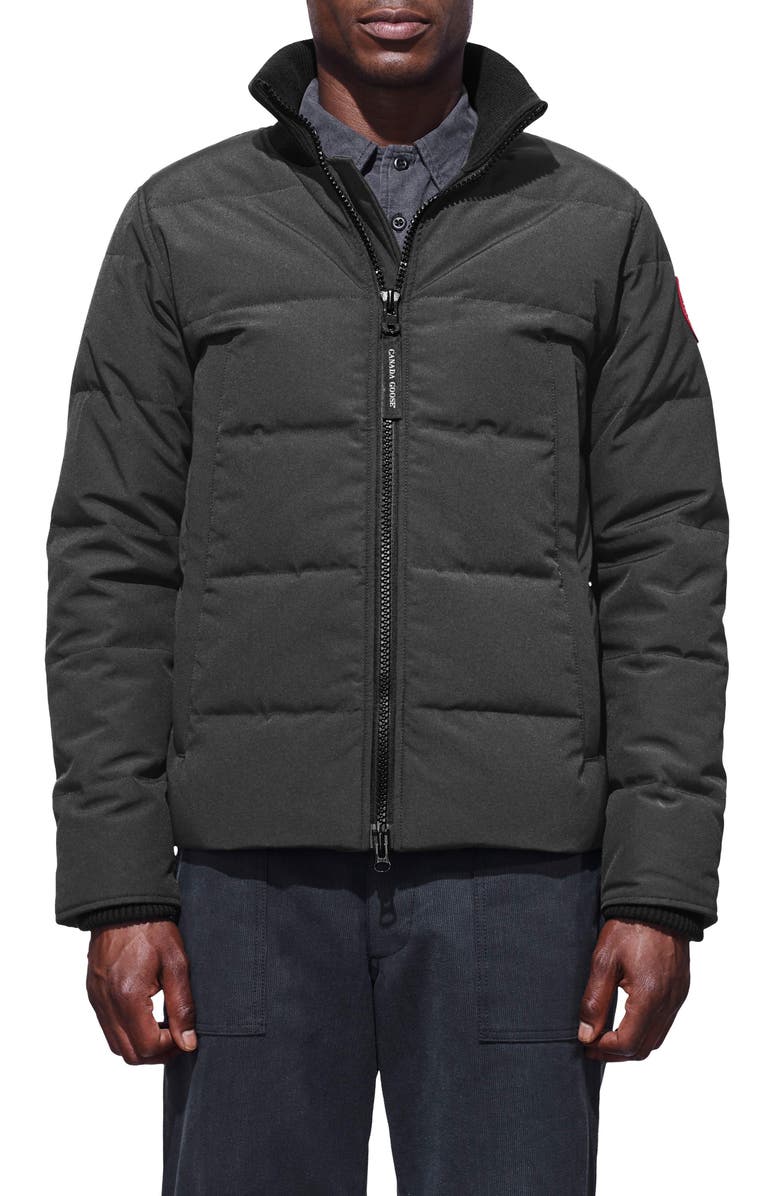 Canada Goose 'Woolford' Slim Fit Down Bomber Jacket, Main, color, 