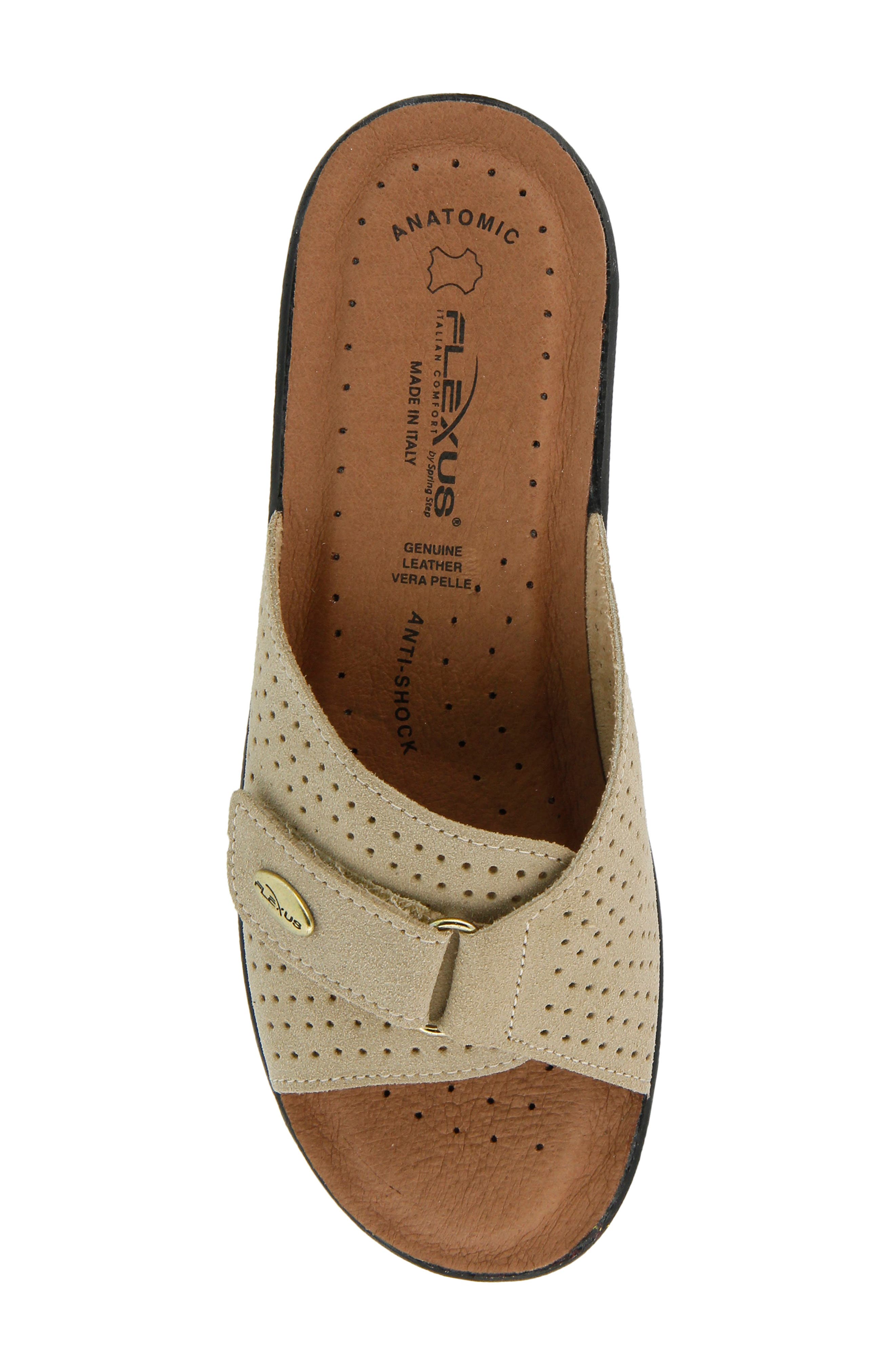 Kea Slide Sandal, Alternate, color, BEIGE SUEDE