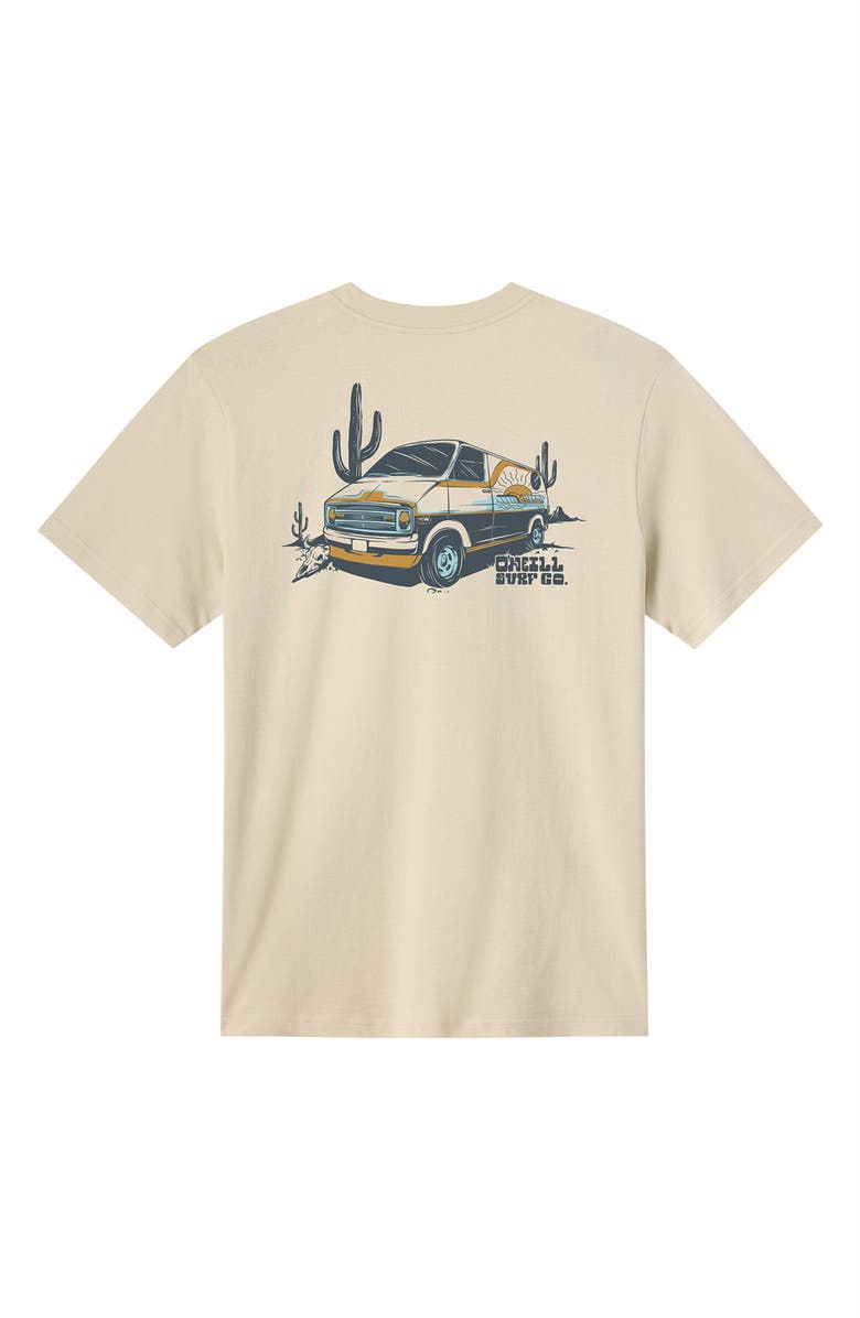 O'Neill Kids' De La Cruzer Cotton T-Shirt, Alternate, color, Light Khaki