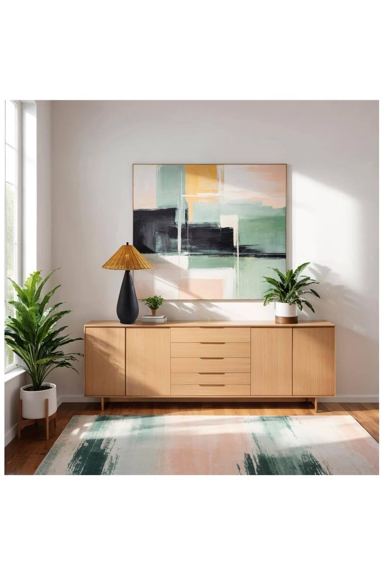 Lorelei Table Lamp, Alternate, color, BLACK