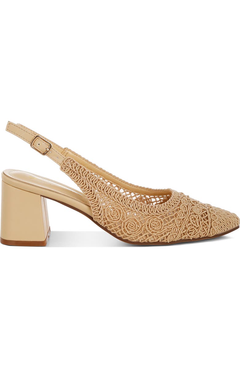LONDON RAG Tolina Slingback Pump, Alternate, color, Beige