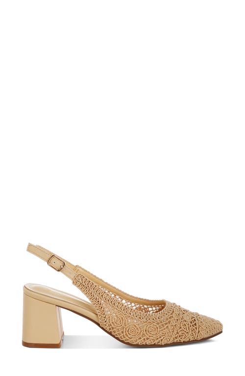 London Rag Tolina Slingback Pump In Beige