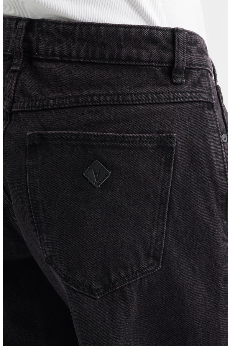 '99 Amanda Baggy Straight Leg Jeans, Alternate, color, WASHED BLACK