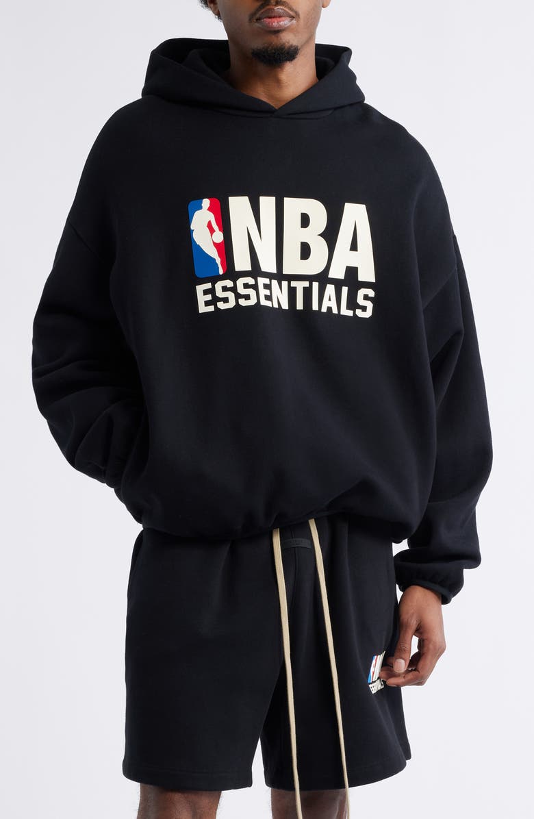 Fear of God Essentials x NBA Graphic Hoodie, Main, color, 