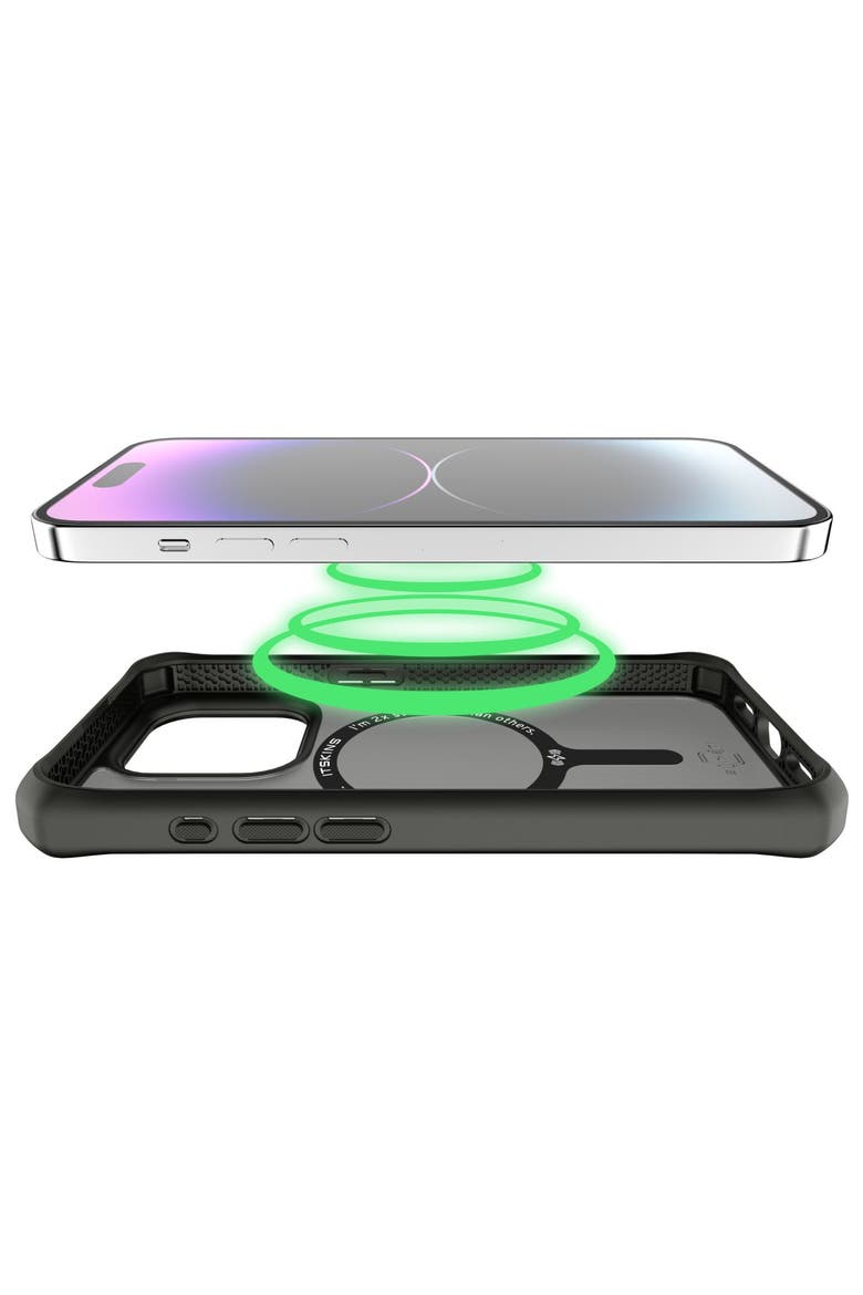 Hybrid_R Frost MagSafe Case for Apple iPhone 15 Pro Max, Alternate, color, Black