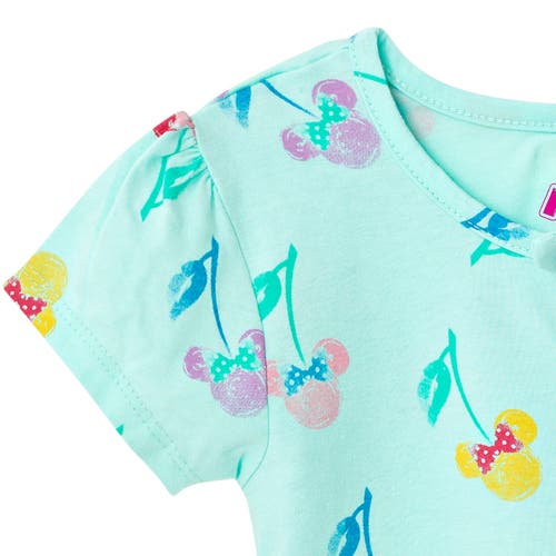 Disney Minnie Mouse Short Sleeve Skater Dress In Blue