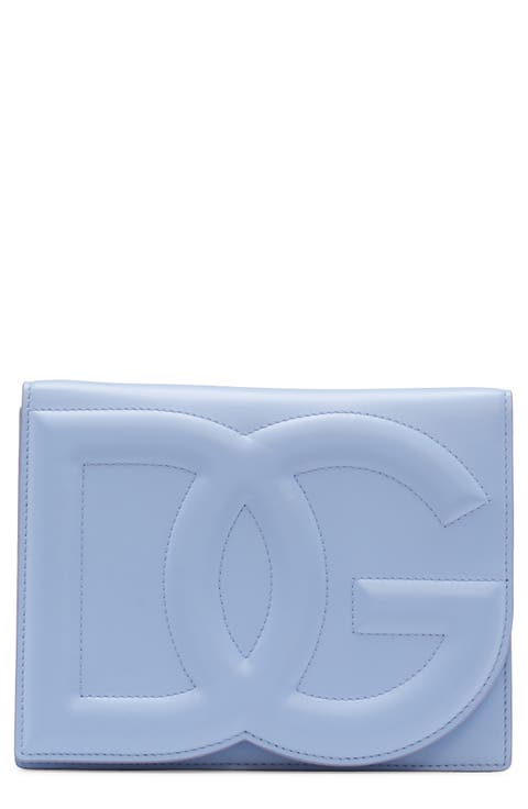 DG Logo Flap Leather Crossbody Bag