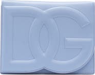 Dolce&Gabbana DG Logo Flap Leather Crossbody Bag