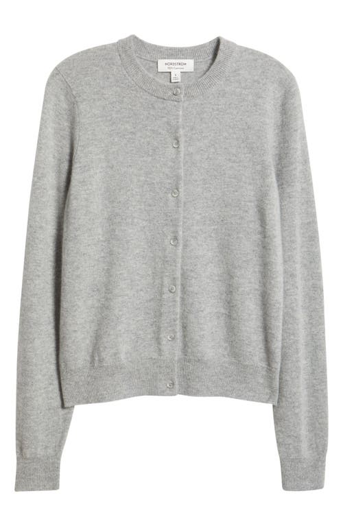 Nordstrom Cashmere Button-up Cardigan In Gray