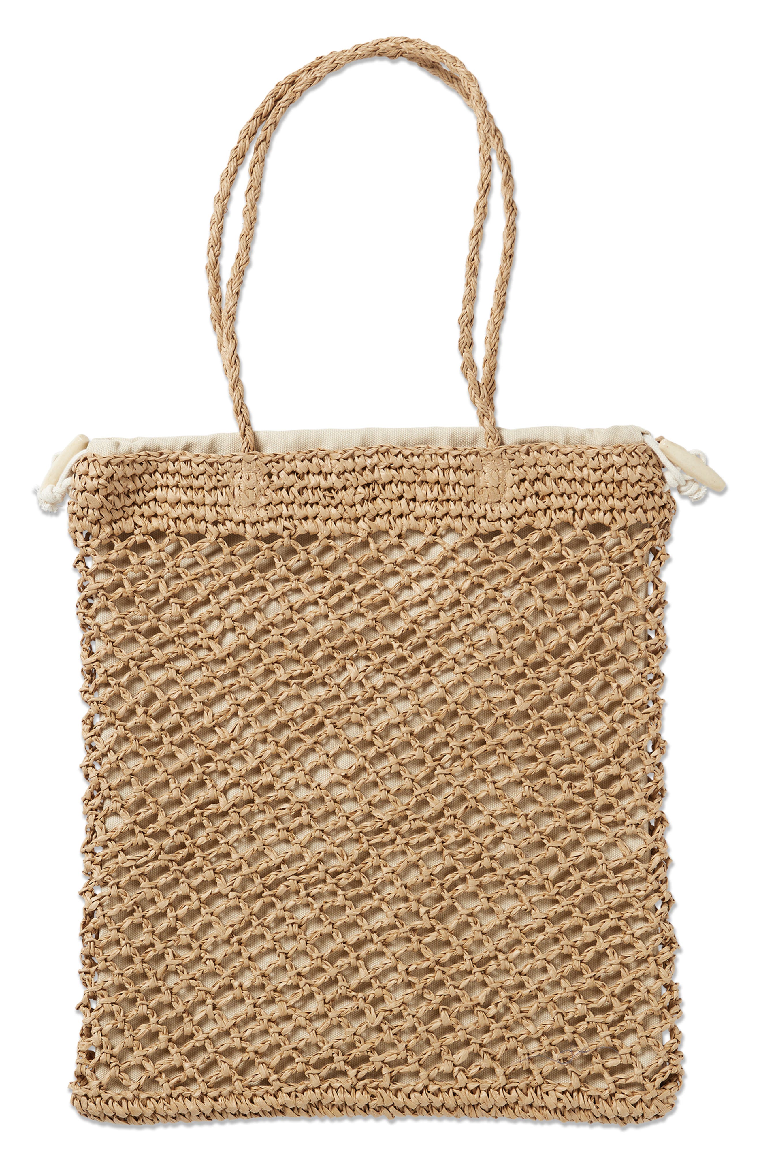 Billabong Two Cute Straw Tote, Alternate, color, 
