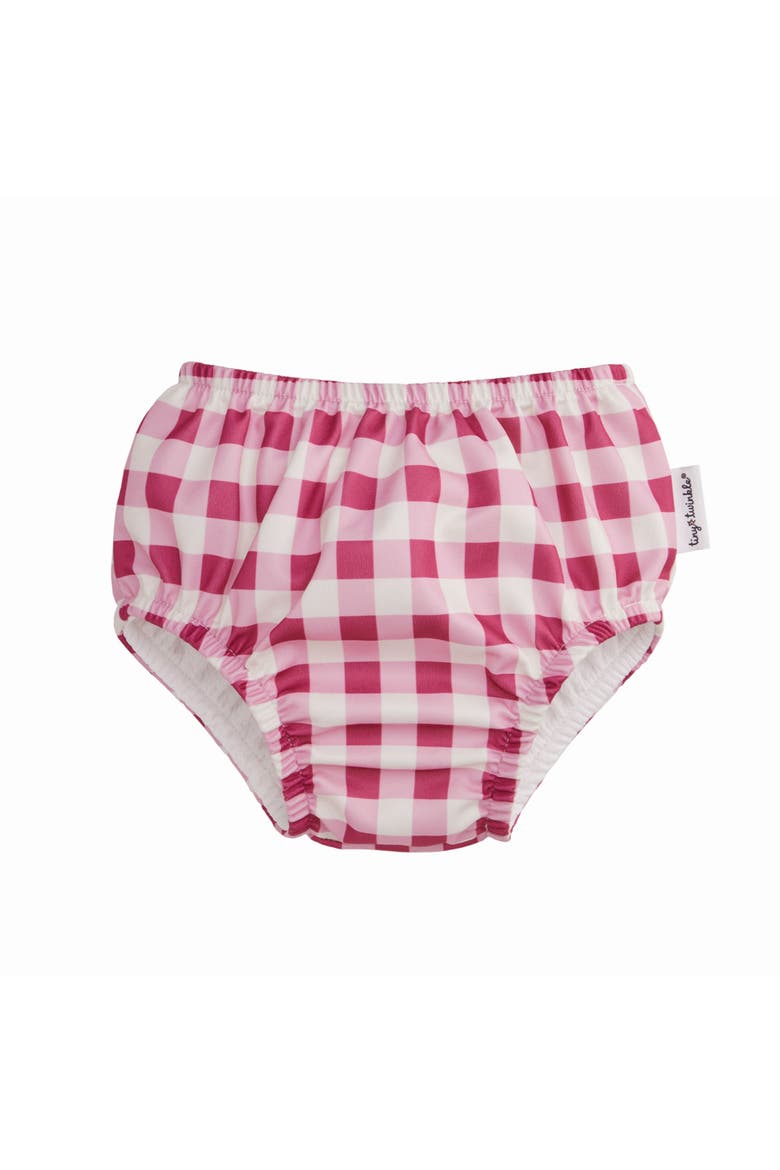 Reusable UPF 50+ Pull-Up Swim Diapers -  2-Pack, Alternate, color, Raspberry Gingham & Bows