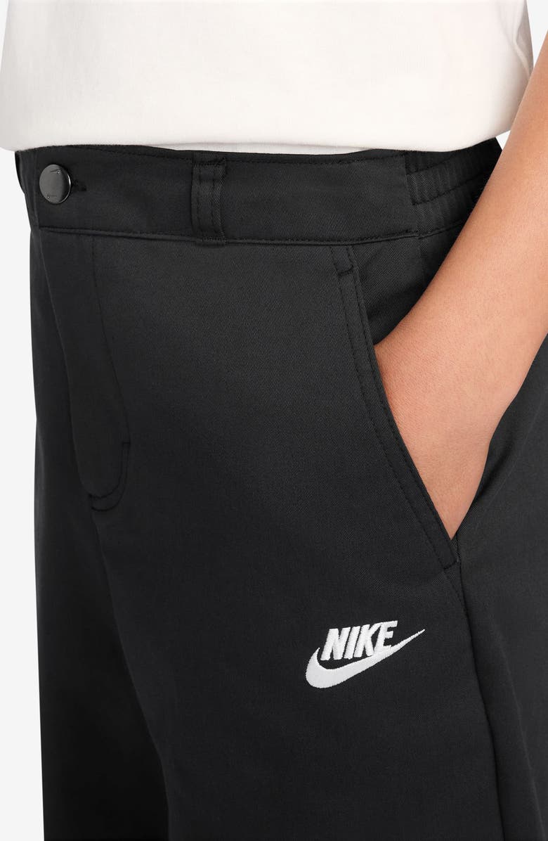 Nike Kids' Sportswear Club Slim Fit Pants, Alternate, color, Black/ White