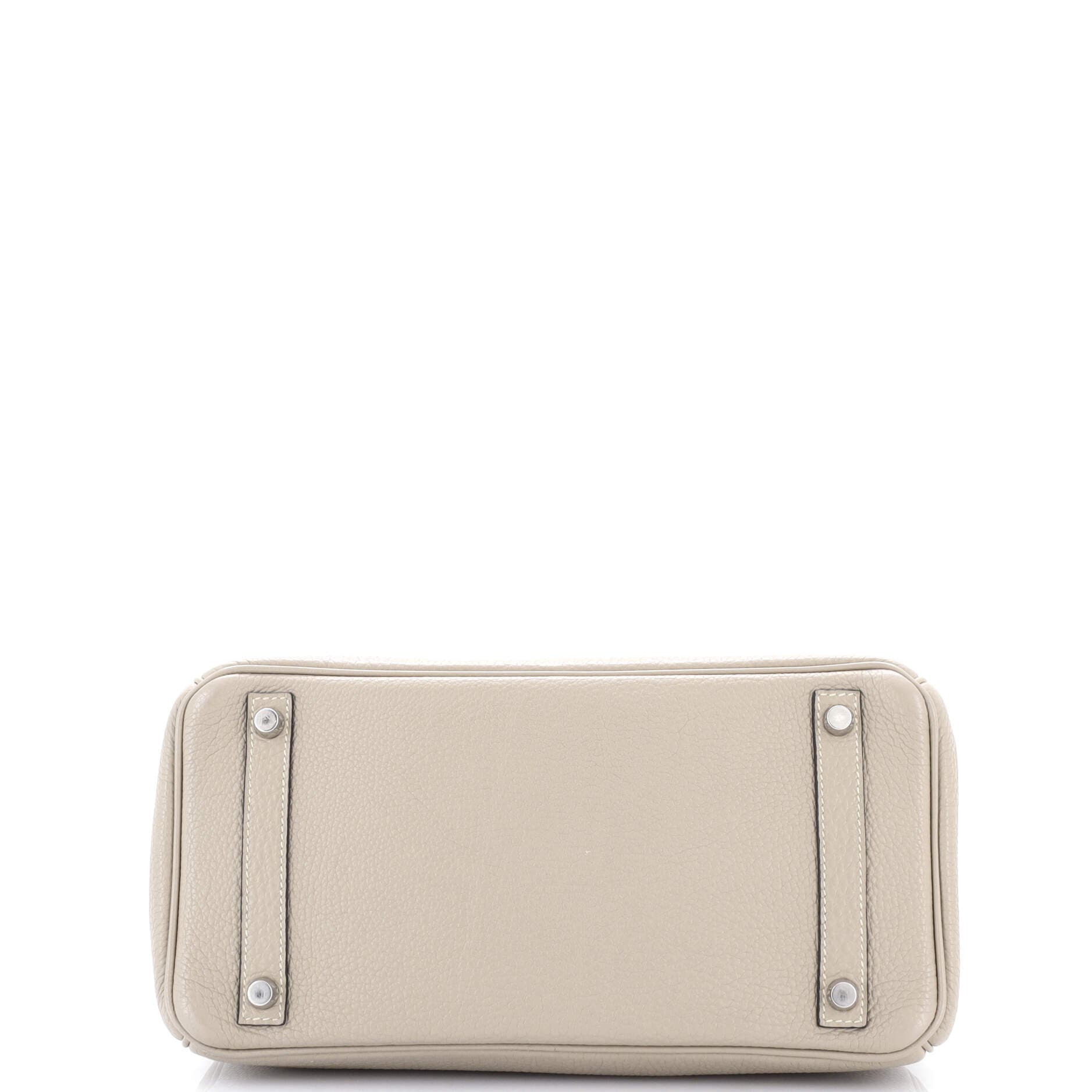 Pre-Owned Hermes Birkin Handbag Grey Togo with Palladium Hardware 30, Alternate, color, Gris Tourterelle