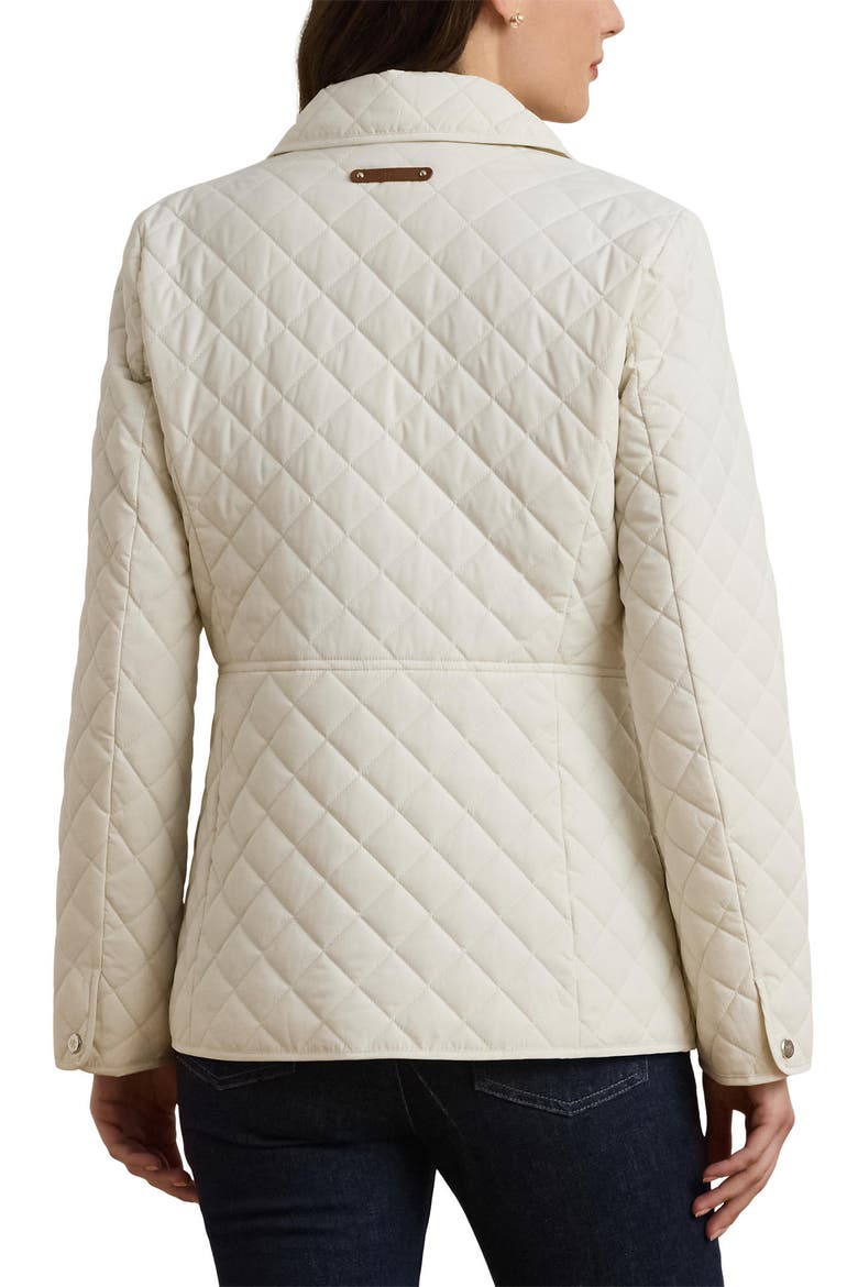 Diamond Quilted Jacket, Alternate, color, WHITE