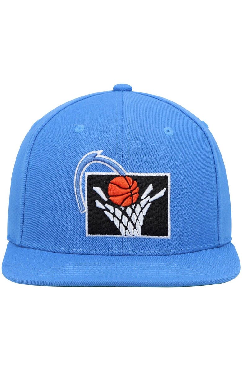 Mitchell & Ness Men's Mitchell & Ness Blue Cleveland Cavaliers Hardwood Classics Team Ground 2.0 Snapback Hat, Alternate, color, Blue