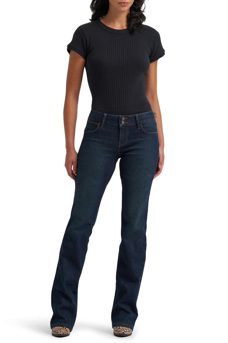 Low Rise Bootcut Jeans, Alternate, color, SCORPION