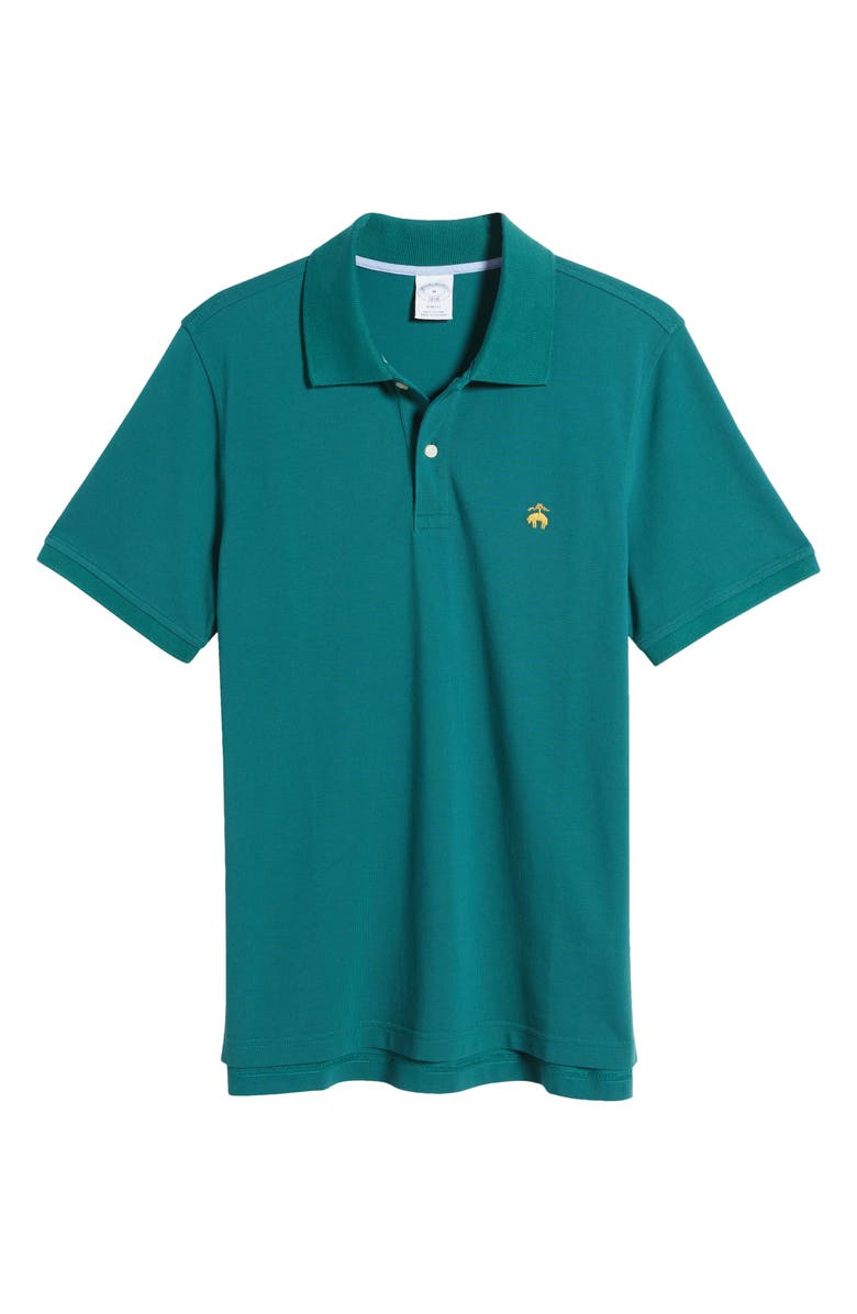 Brooks Brothers Piqué Knit Polo, Alternate, color, Galapagos Green