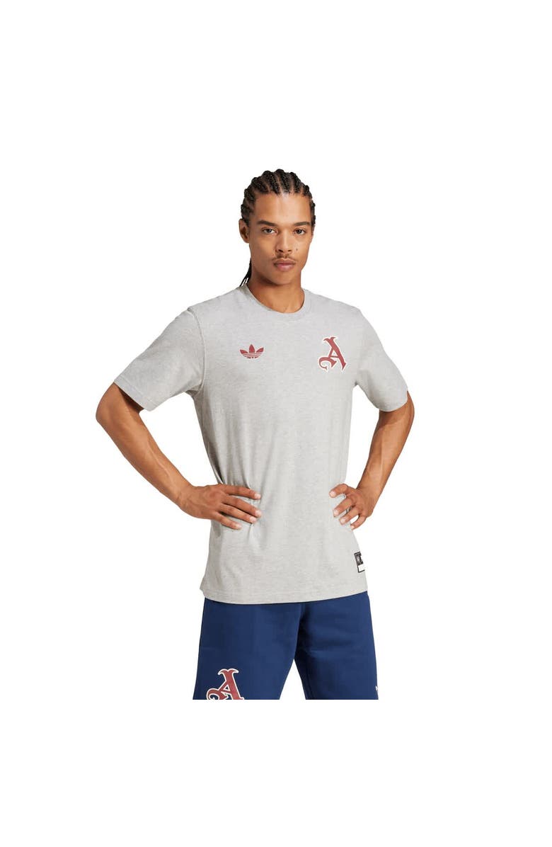 adidas Originals Men's adidas Originals Gray Arsenal Varsity Pack T-Shirt, Main, color,