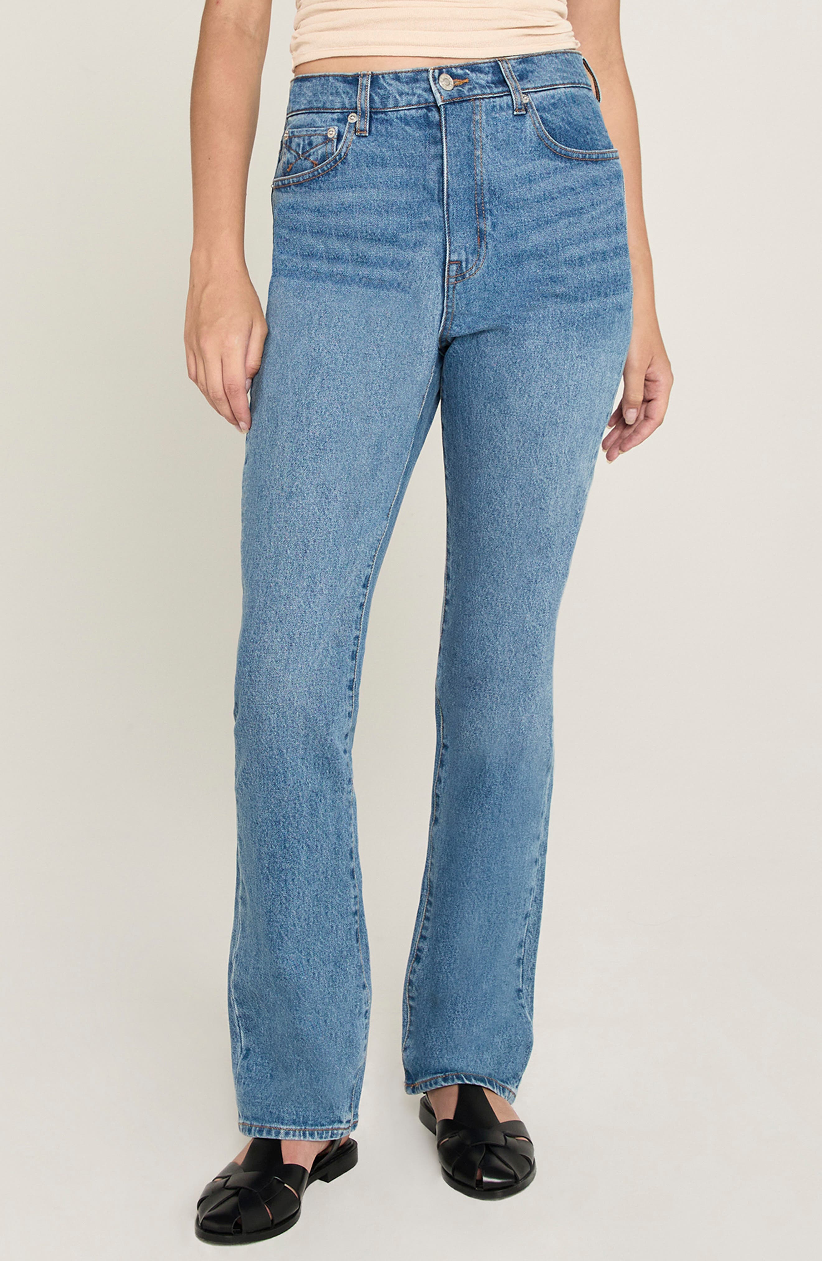 Chloe High Waist Slim Bootcut Jeans