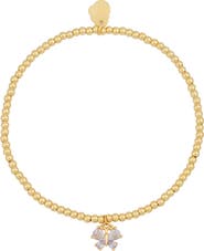 Estella Bartlett Dreamer Cubic Zirconia Butterfly Charm Bracelet