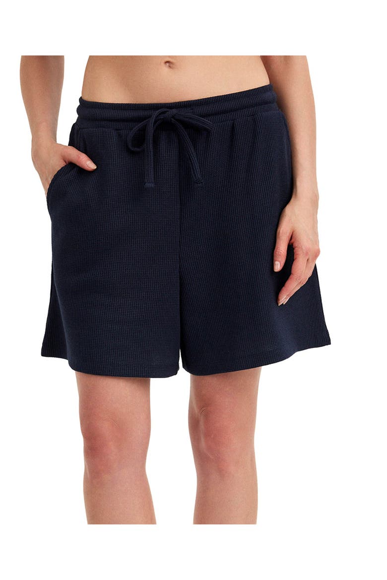 Summer Lounge Waffle Shorts, Main, color, Navy
