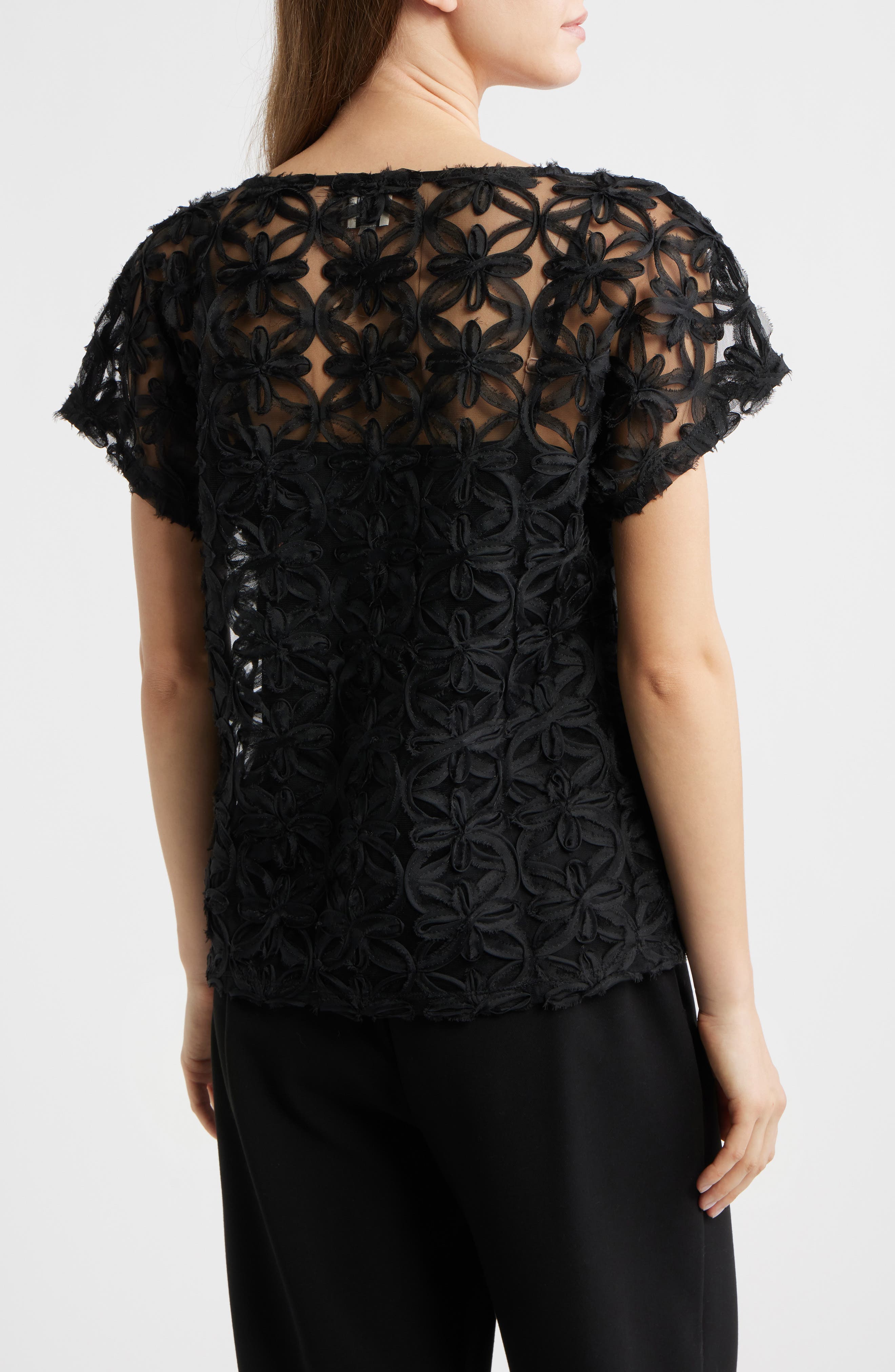 Floral Stitch Top - image 2