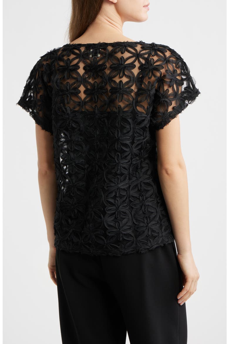 Floral Stitch Top, Alternate, color, ANNE BLACK