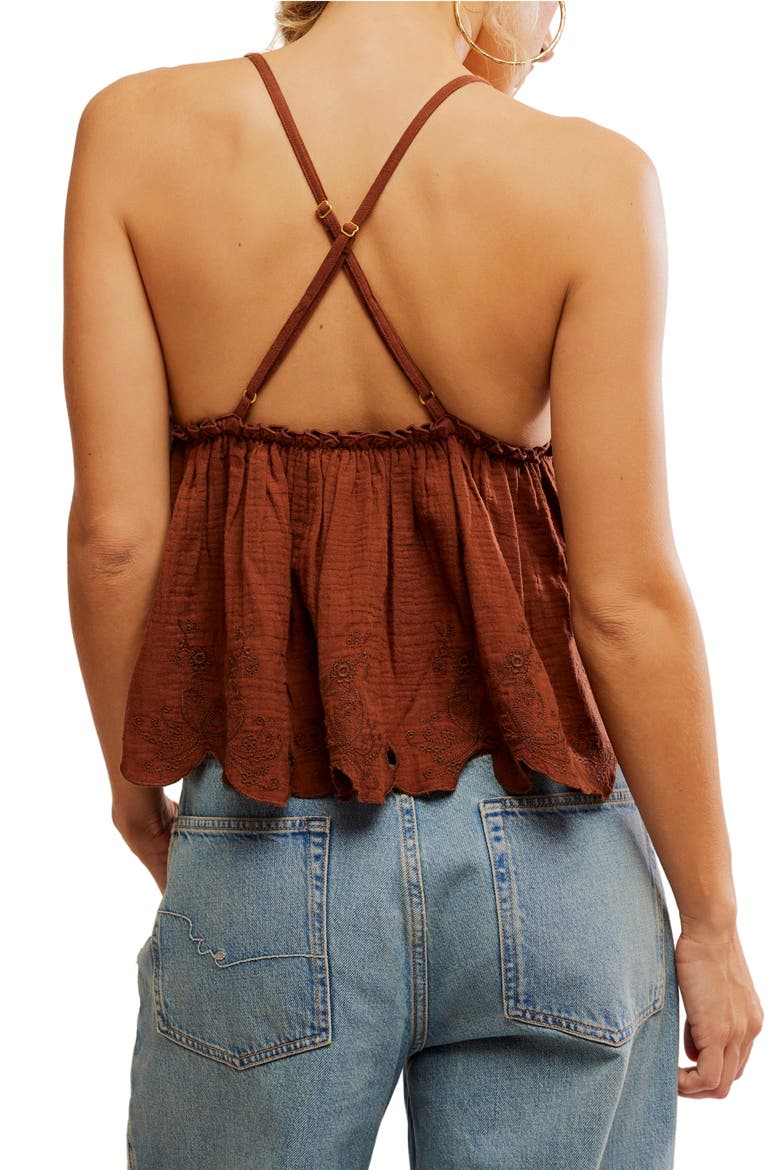 Sunny Days Camisole, Alternate, color, CHOCOLATE