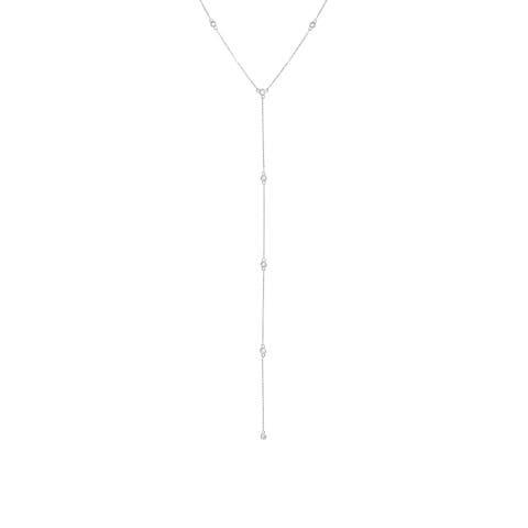 Diamond By The Yard Lariat 14K