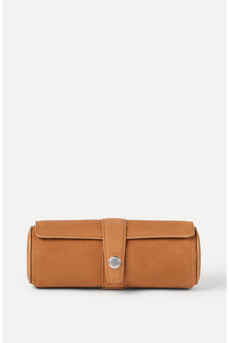 Nubuck watch box, Alternate, color, Cognac