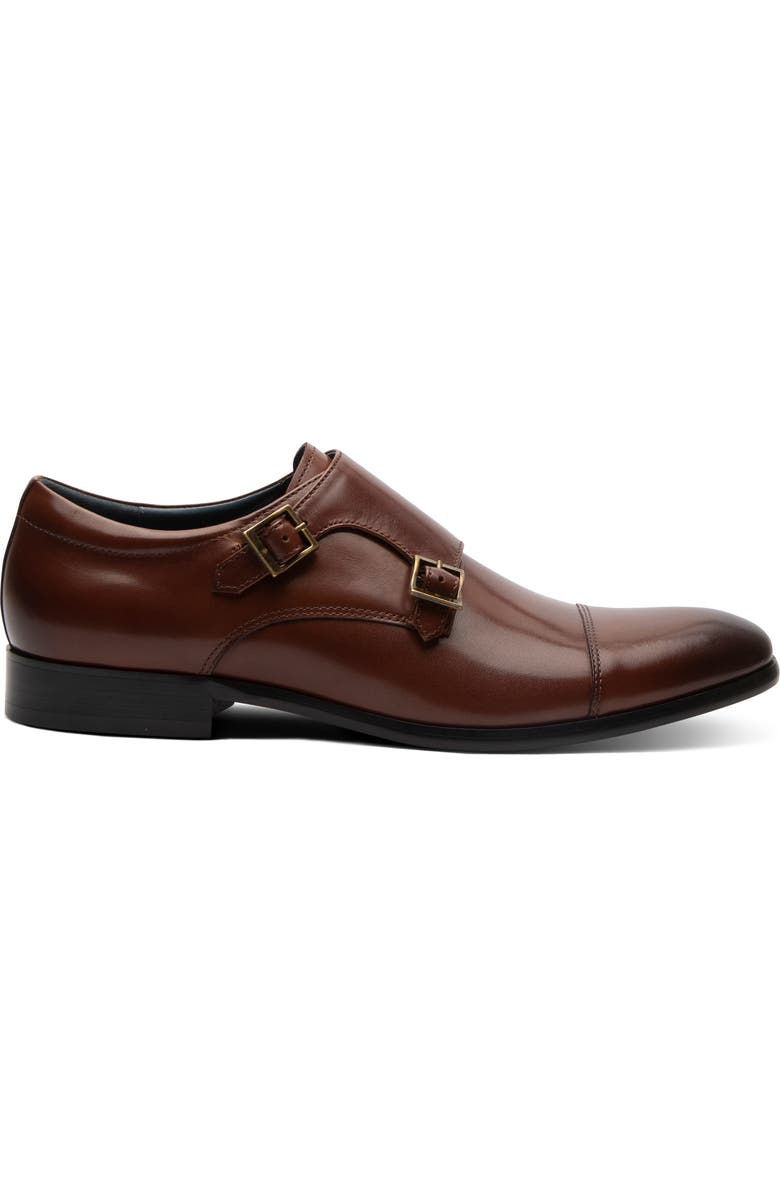 Blake Mckay Miles Double Monk Strap Loafer, Alternate, color, Brandy