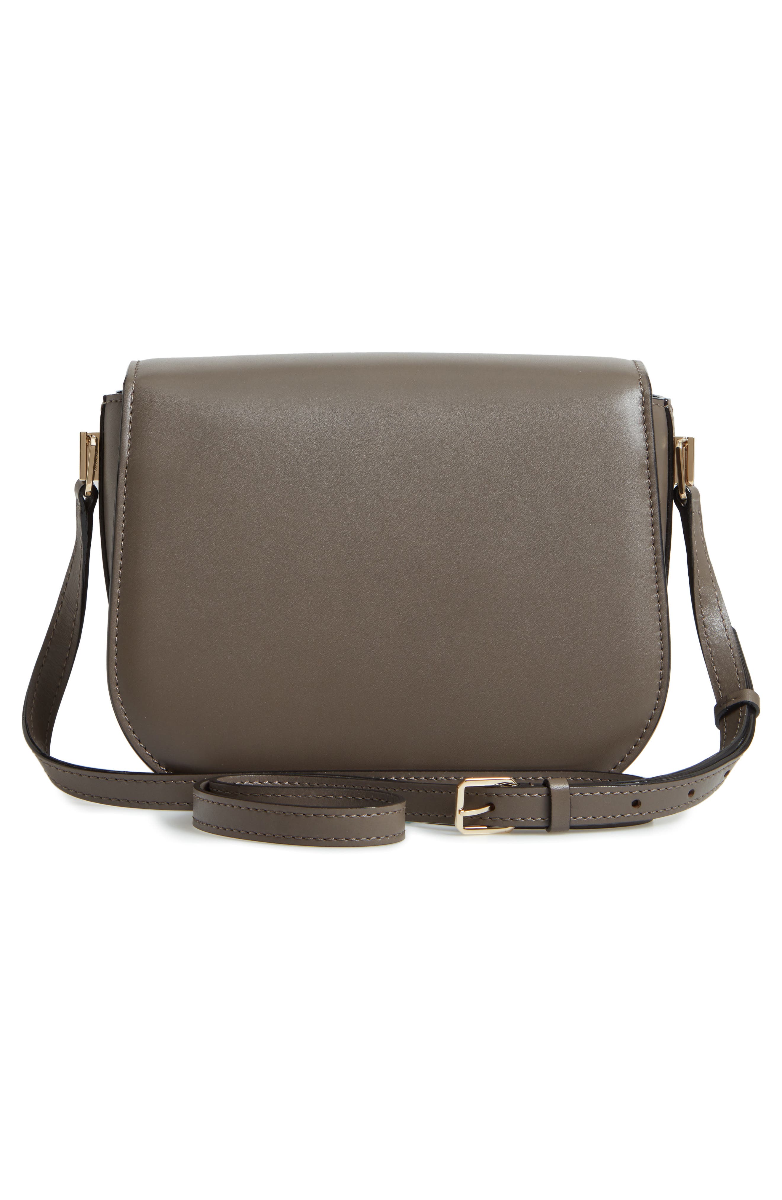 Iside Leather Crossbody Bag, Alternate, color, FUMO DI LONDRA