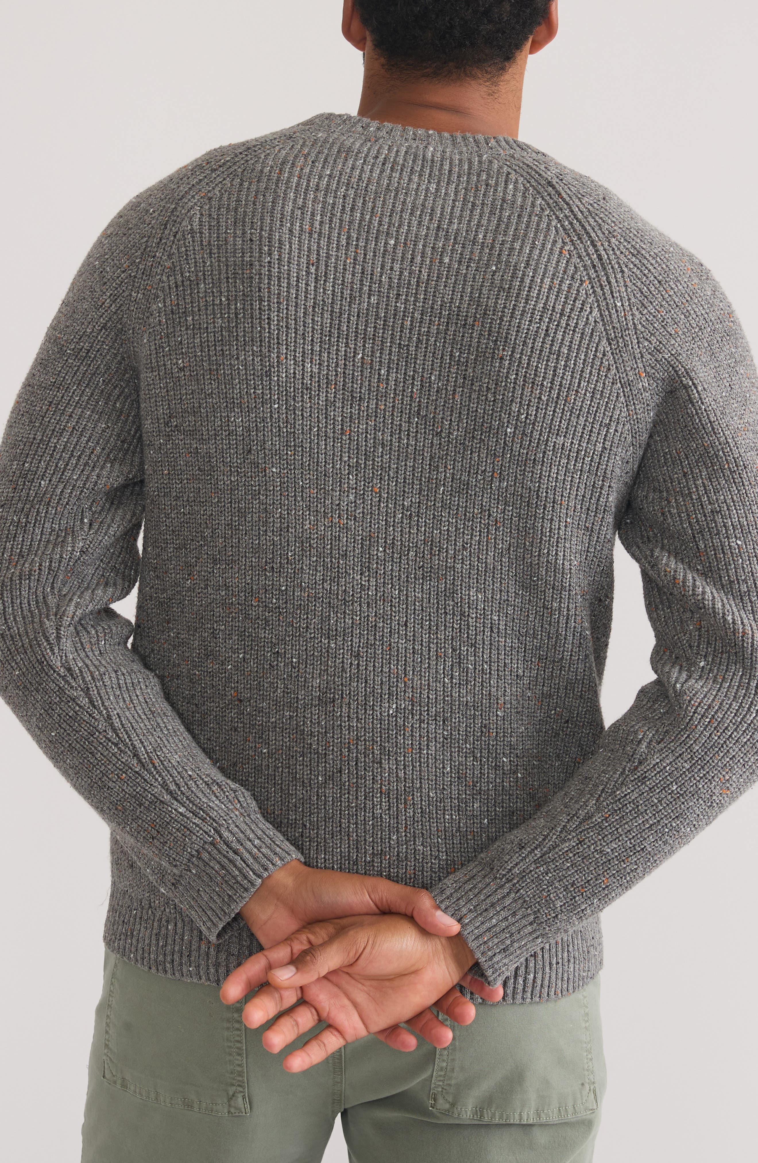 Inverness Crewneck Nep Cotton Blend Sweater - image 2