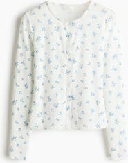 H&M Pointelle Jersey Cardigan