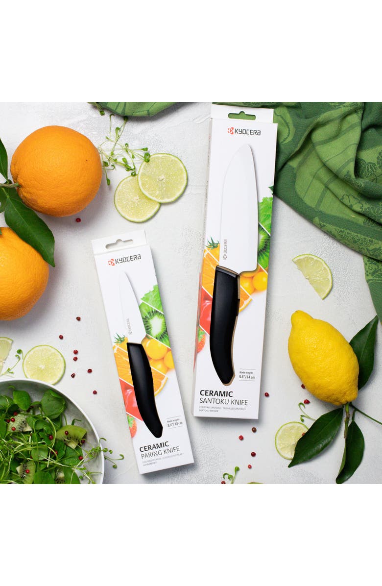 Kyocera Revolution Ceramic 3 Inch Paring Knife, Alternate, color, Black